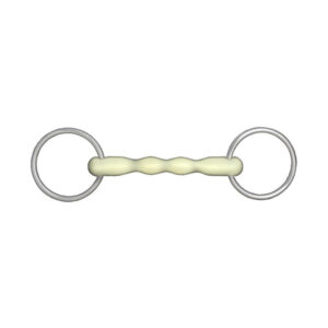 Horze Apple Flavor Mullen Mouth Loose Ring Snaffle Bit