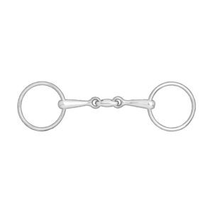 Horze Lozenge Link Loose Ring Snaffle Bit – 13mm Width