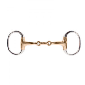 Horze Copper Lozenge Link Eggbutt Snaffle Bit
